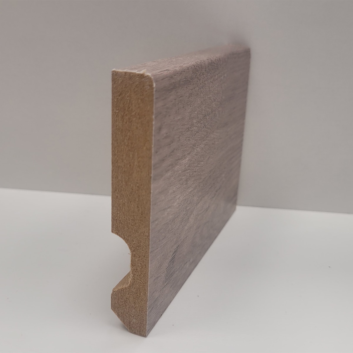 Imagen 0 de Rodapie MDF 2400x80x12 Canto Cuadrado Roble REF. C072