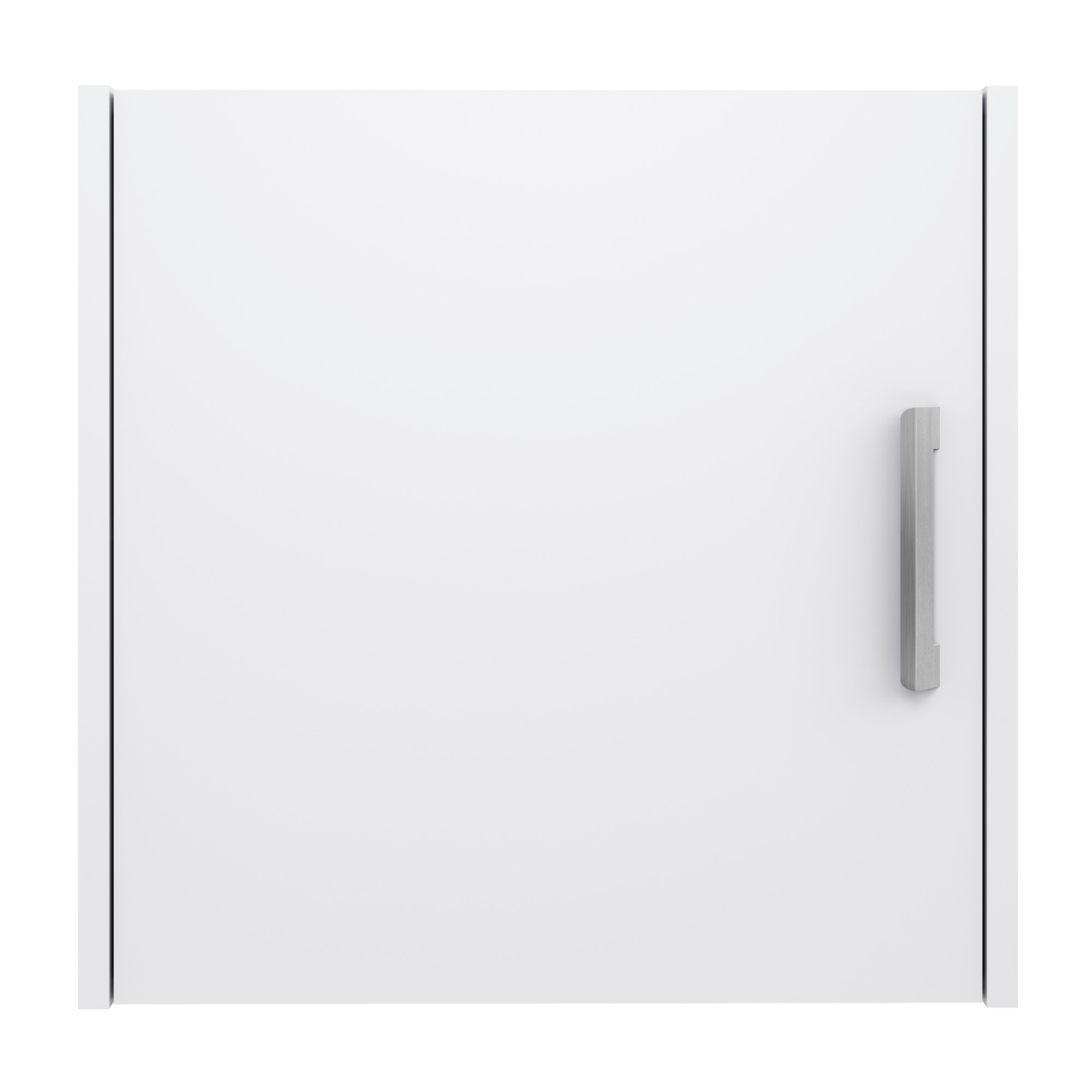 Módulo Alto para Máquina de Lavar Roupa com Espaço de Arrumação em Melamina - Branco Mate Branco-2