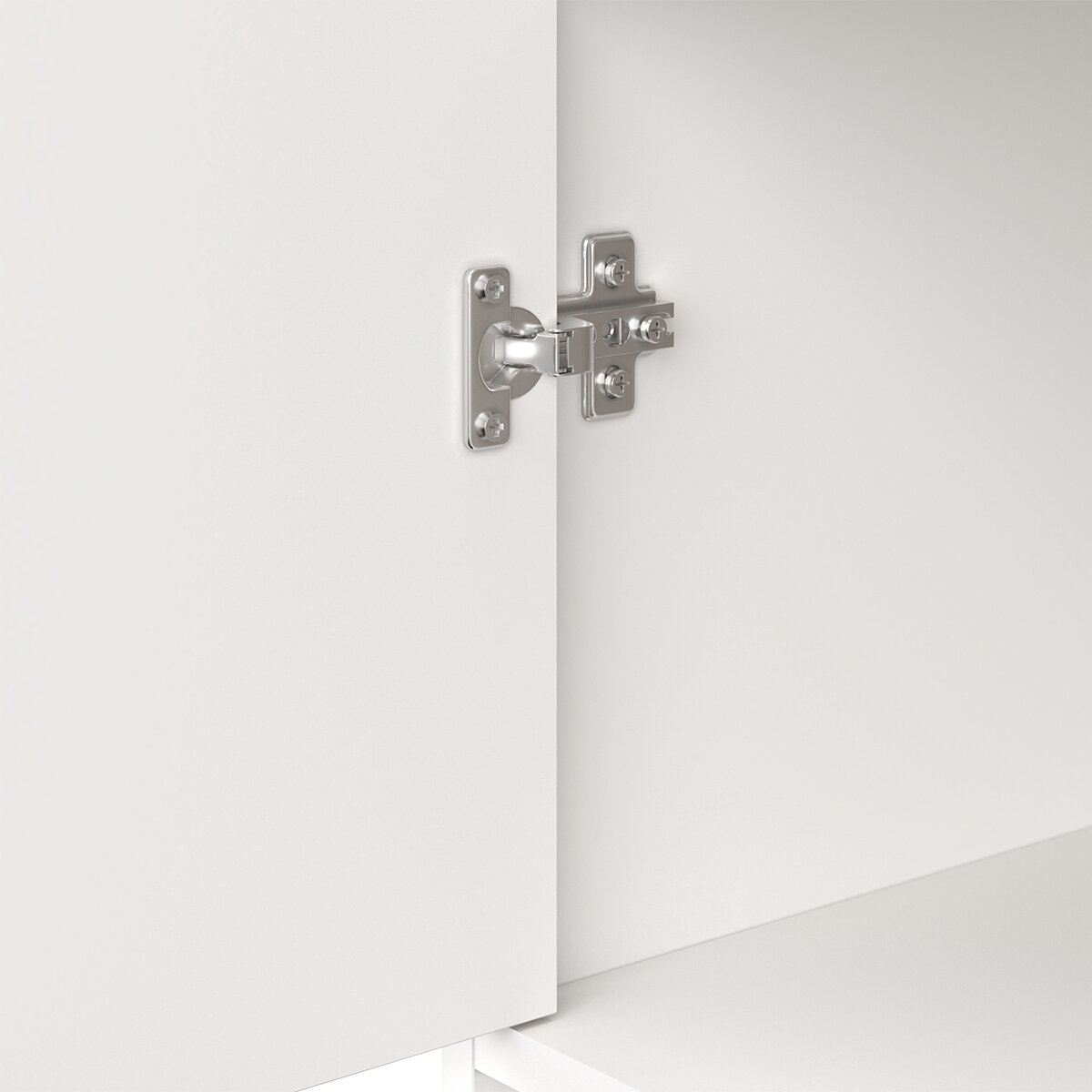 Armario Ropero 3 Puertas Abatibles + 5 Cajones - Blanco 130 x 200 cm Blanco-8