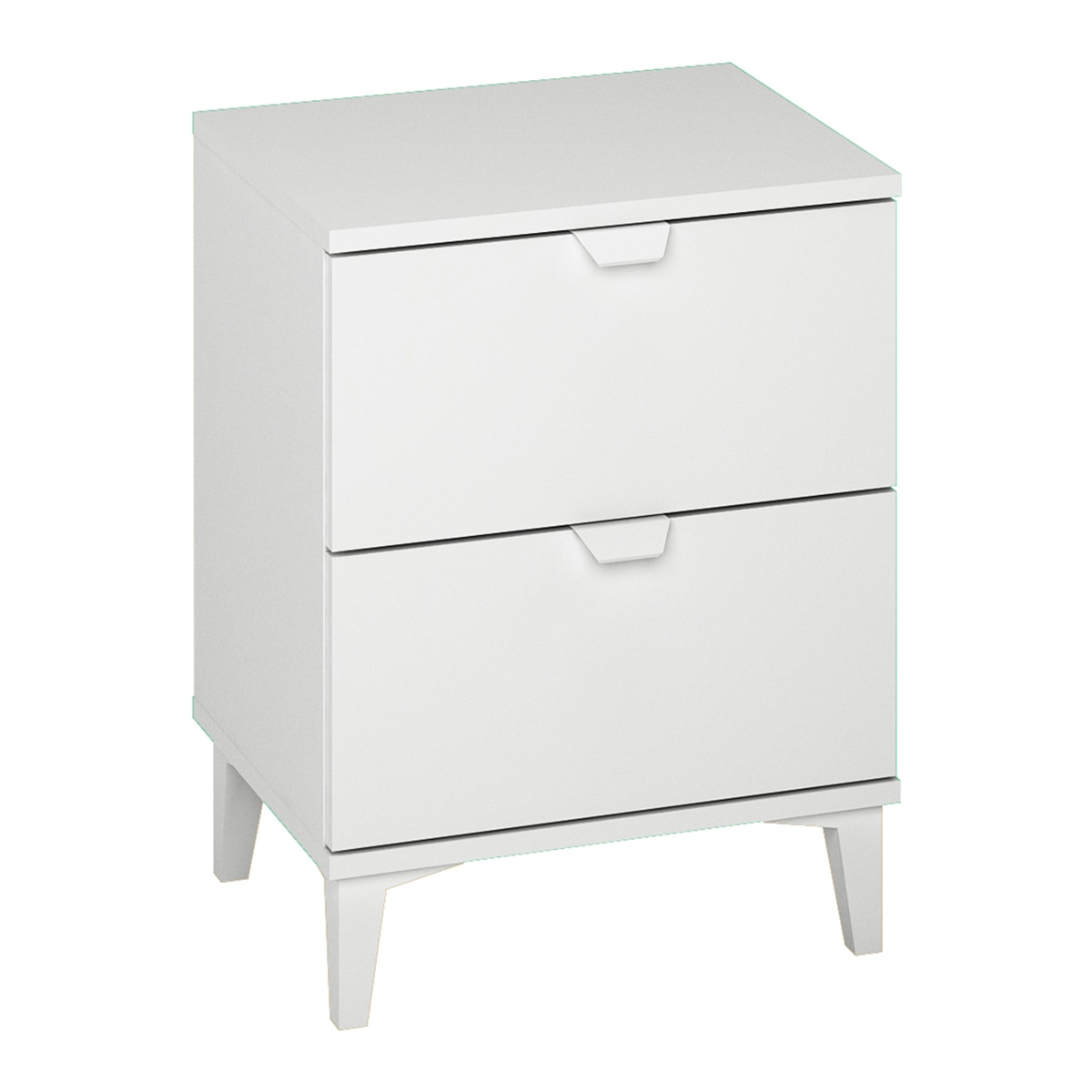 Imagen 0 de Cajonera Melamina 2 Cajones con Patas