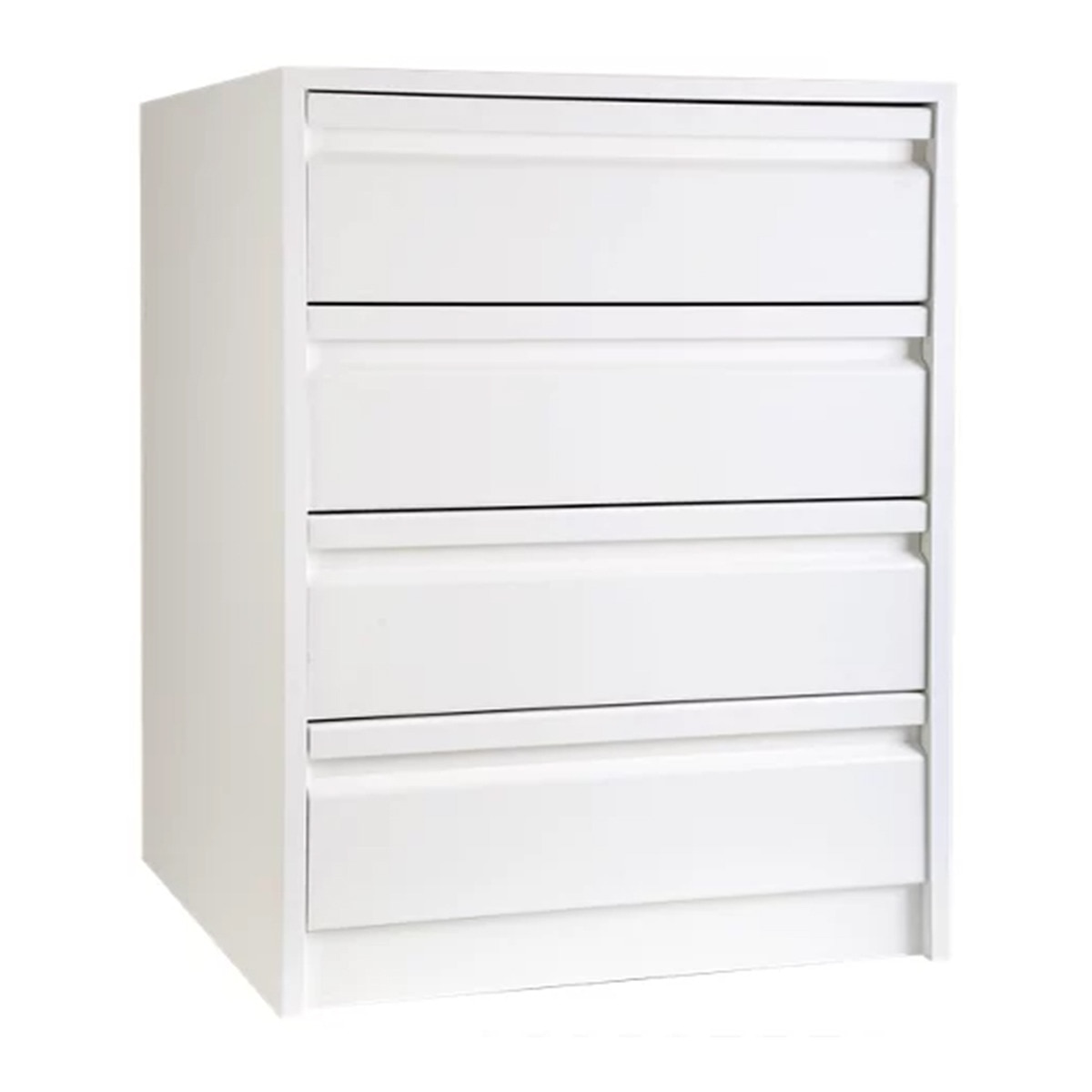 Imagen 0 de Cajonera Melamina Montada 4 Cajones Color Blanco