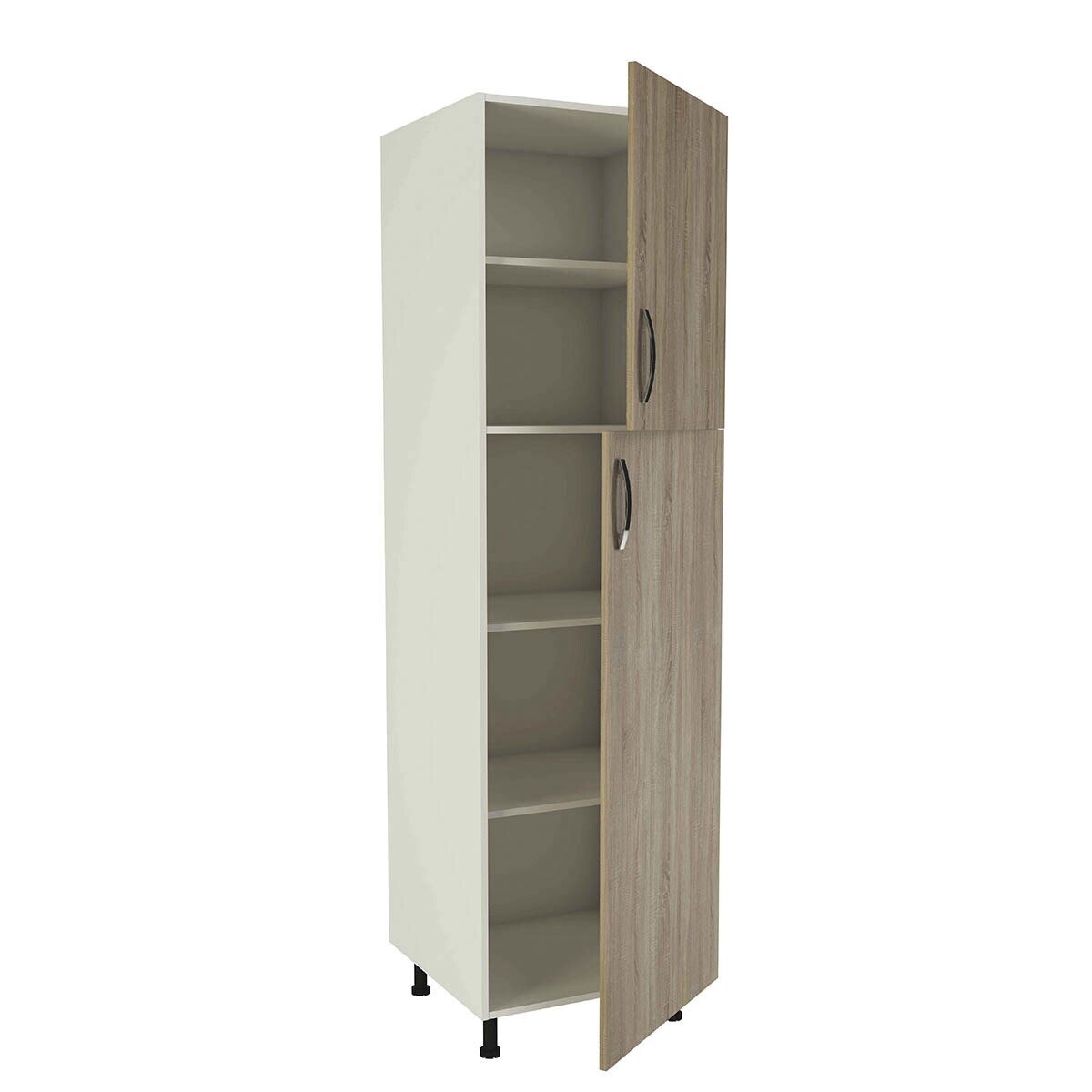 Módulo de Coluna de 2 Portas Carvalho-2