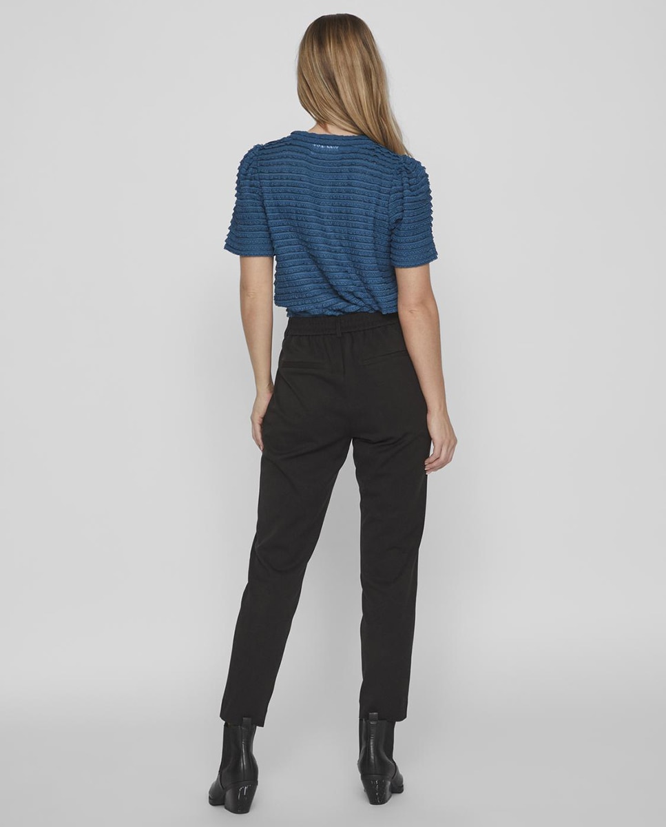 Imagen 4 de Pantalón de mujer slim fit - Vila - Negro Negro