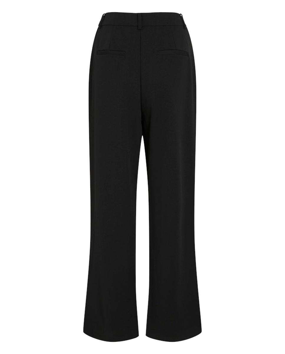 Pantalón de mujer de corte recto - Vila - Negro Negro-5