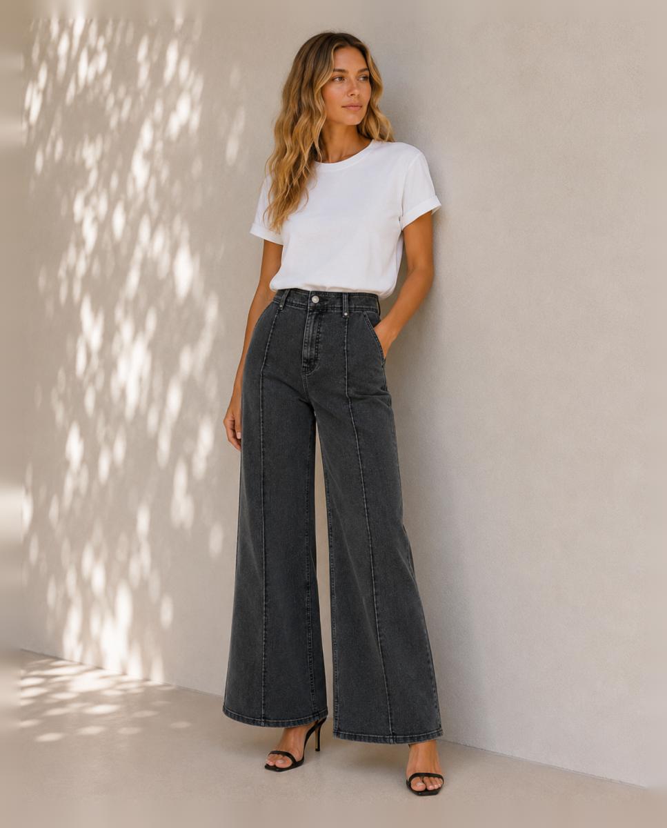 Vila - Pantalón de mujer ancho.