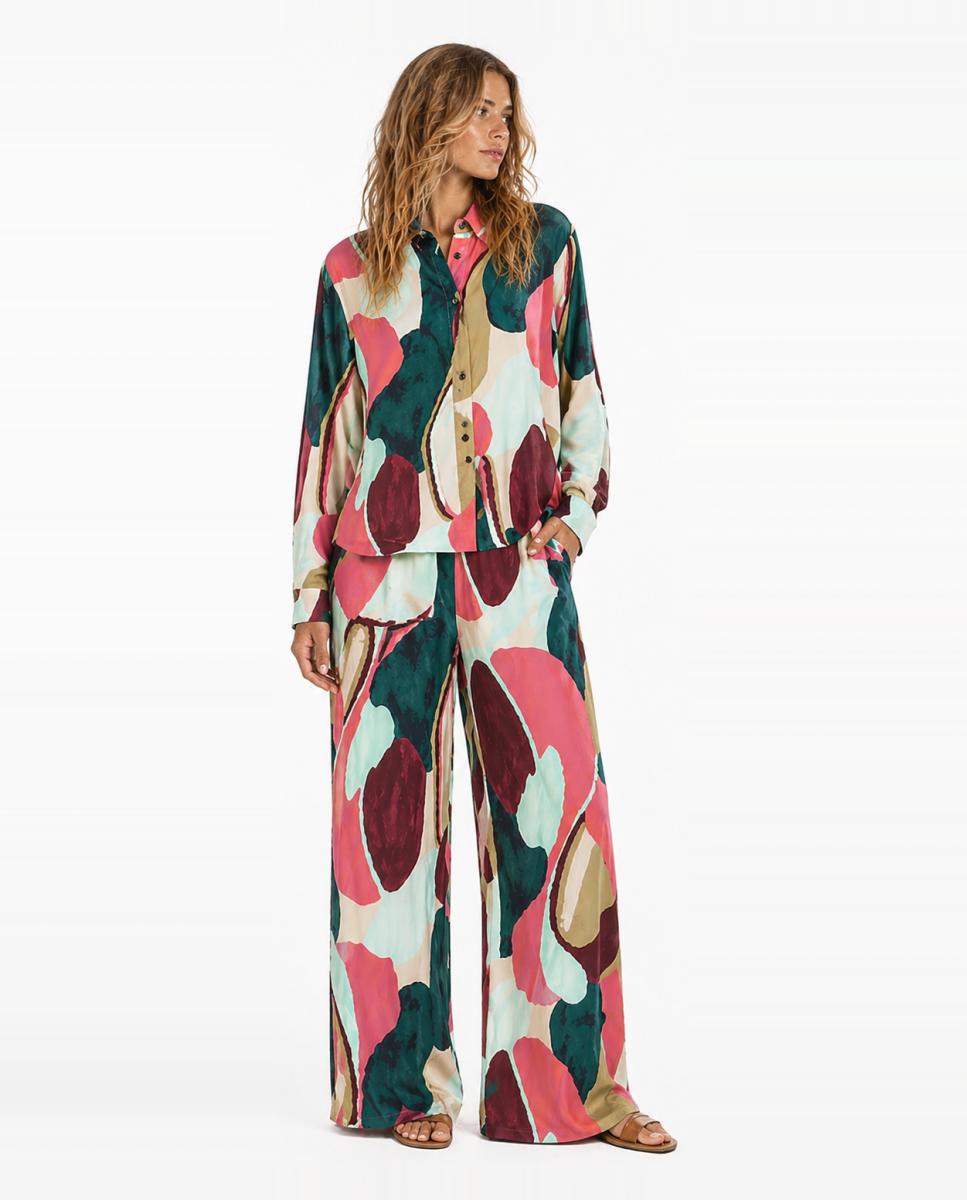 Imagem 0 de Calças Estampadas de Viscose