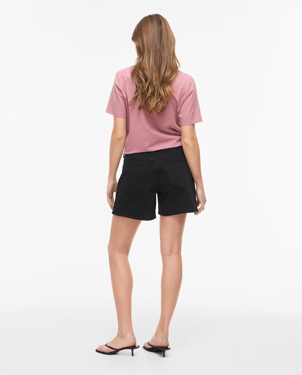 Pantalón corto vaquero de mujer - Vila - Negro Negro-3
