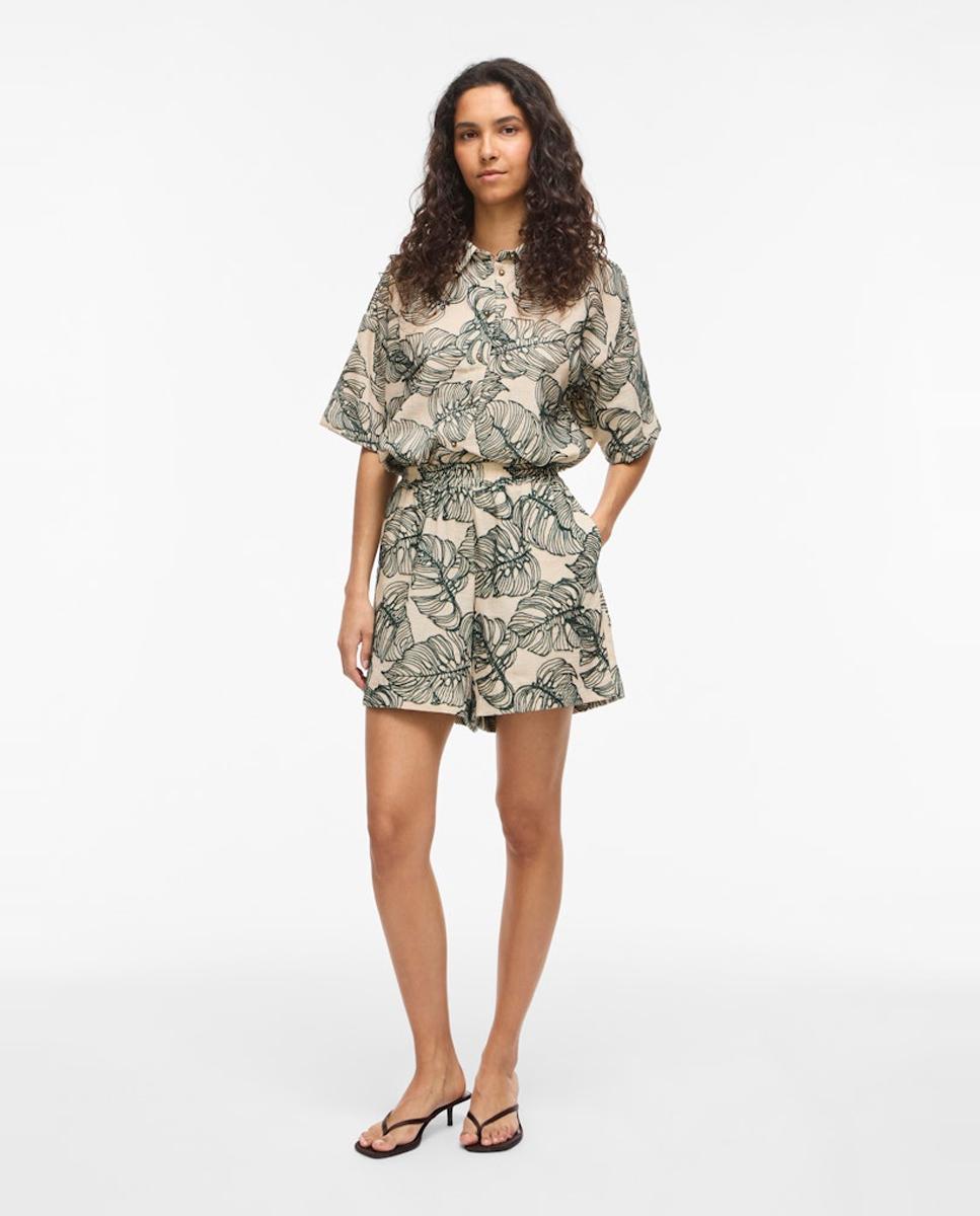 Vila - Short de mujer estampado.