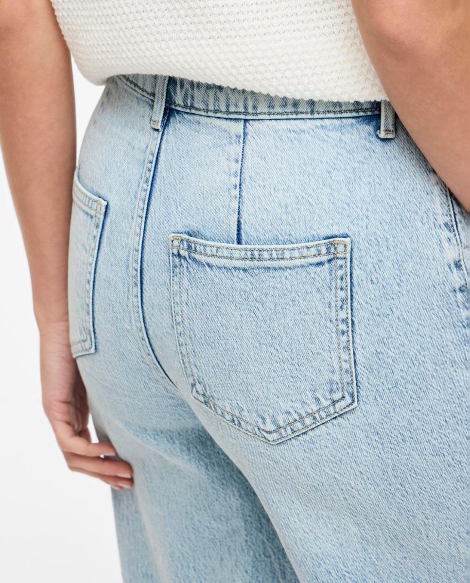 Jeans 7/8 com Algodão Orgânico Azul-claro-4