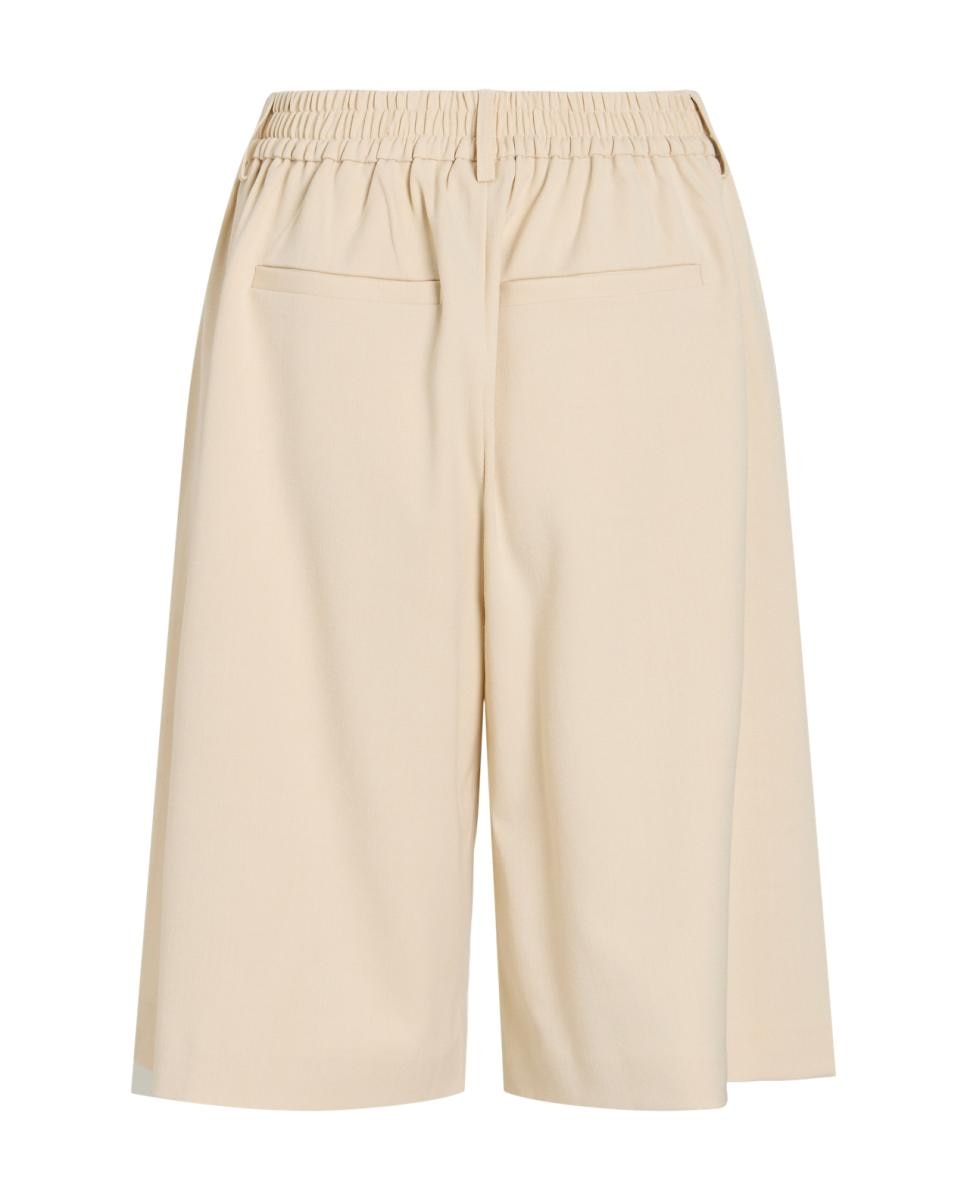 Bermuda ancha de mujer - Vila - Beige Beige-4