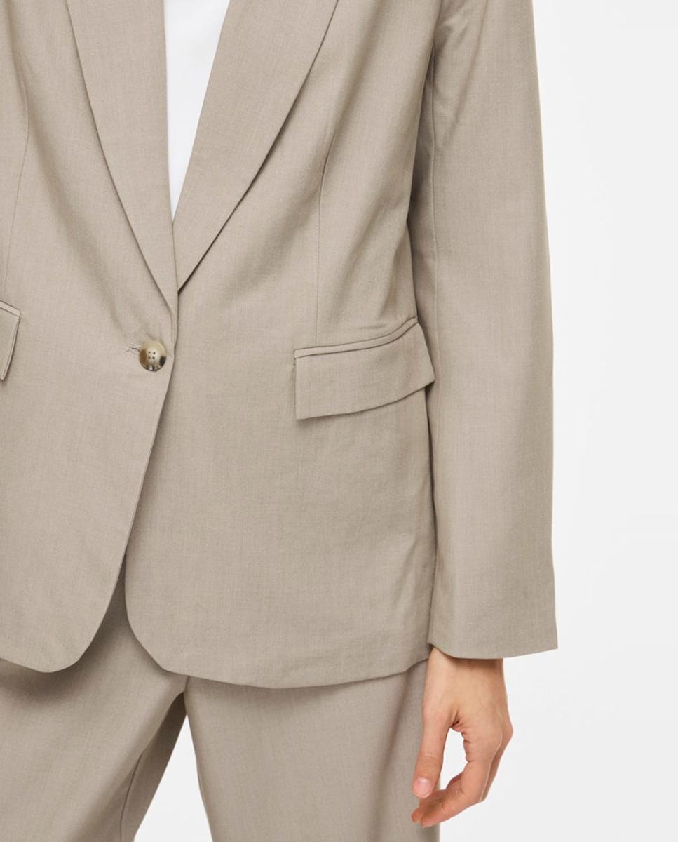 Blazer Regular Fit Taupe-3