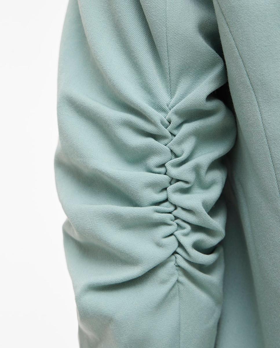 Blazer com Mangas ¾ Azul-claro-4