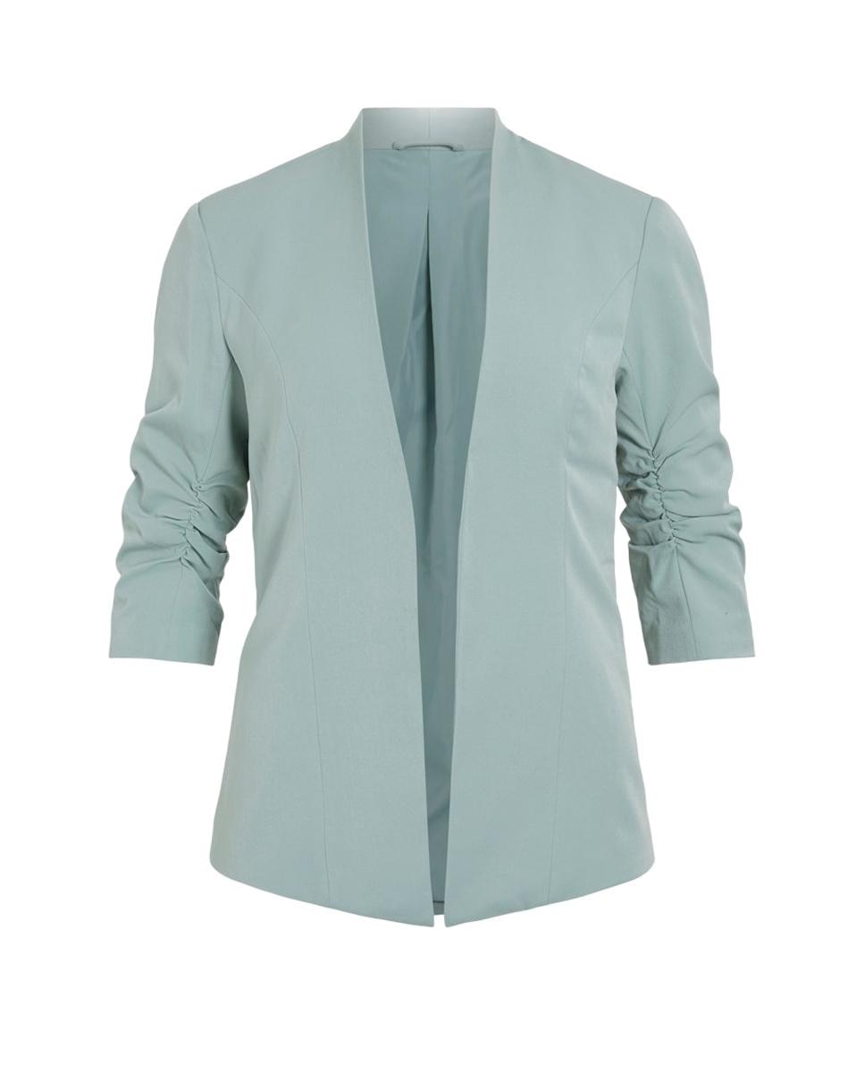 Blazer com Mangas ¾ Azul-claro-5