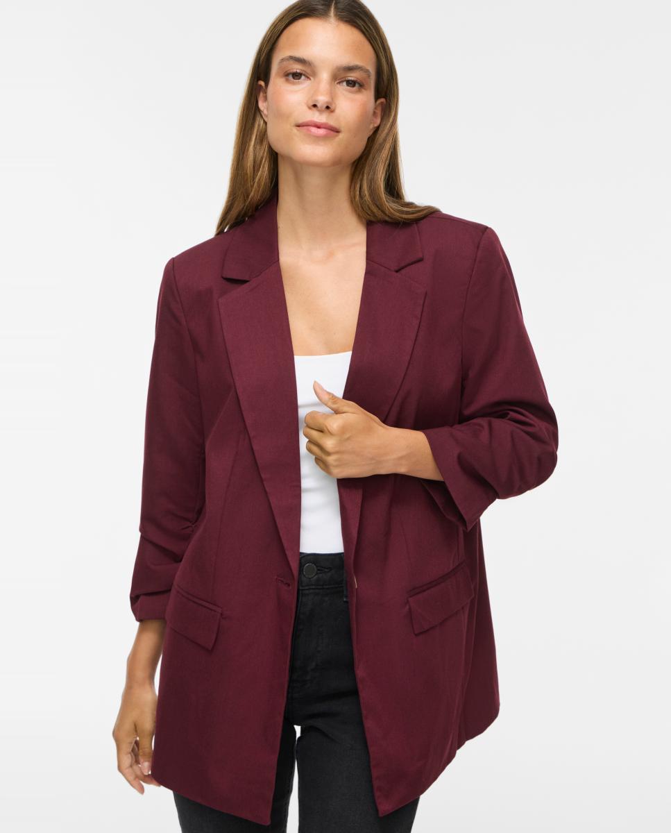 Imagem 0 de Blazer de Manga 3/4 com Aba Clássica