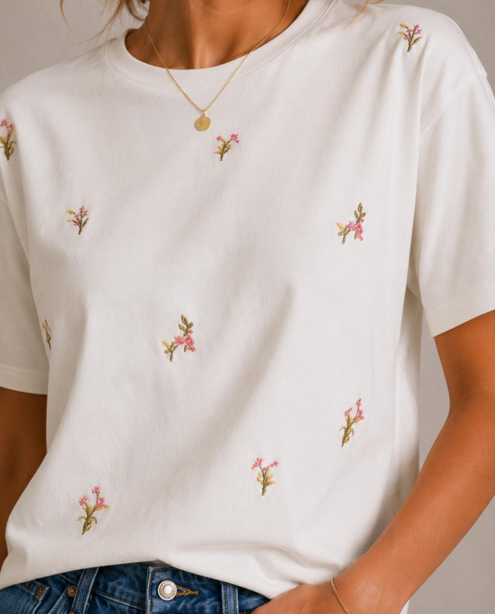 Imagem 0 de T-shirt de Malha com Manga Curta