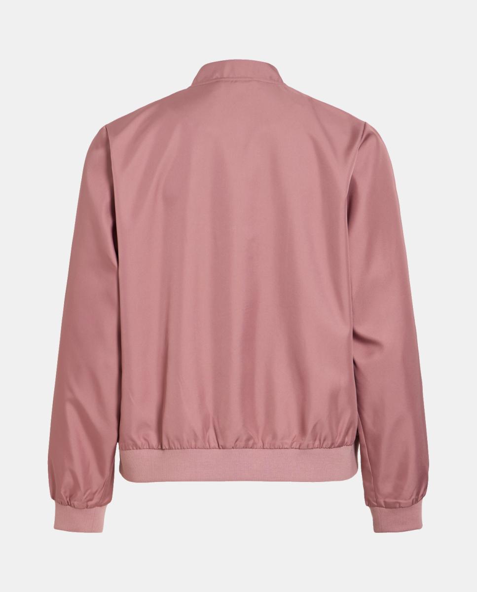Chaqueta bomber de mujer con cremallera - Vila - Rosa Rosa-5