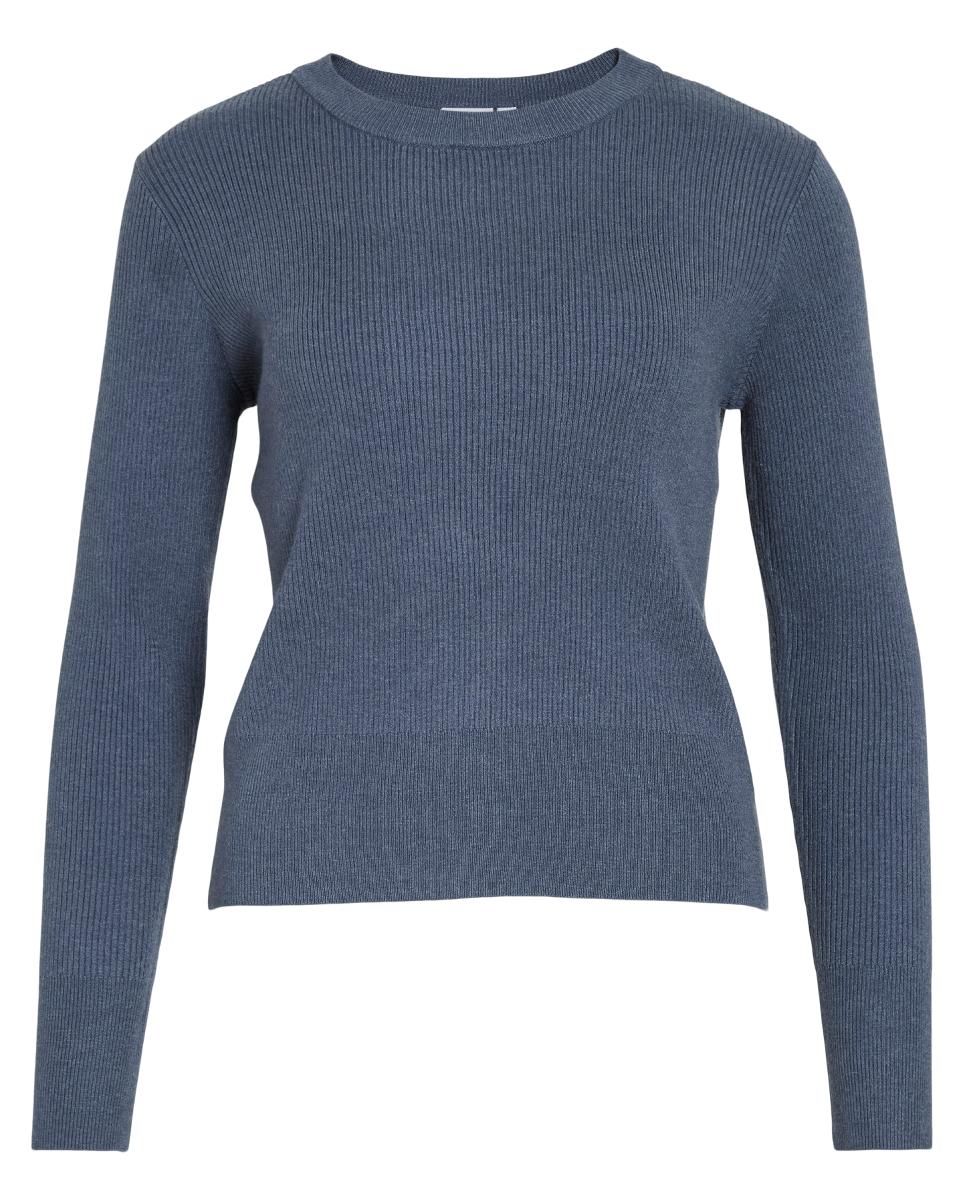 Imagen 5 de Jersey de mujer cuello redondo - Vila - Azul índigo Azul índigo