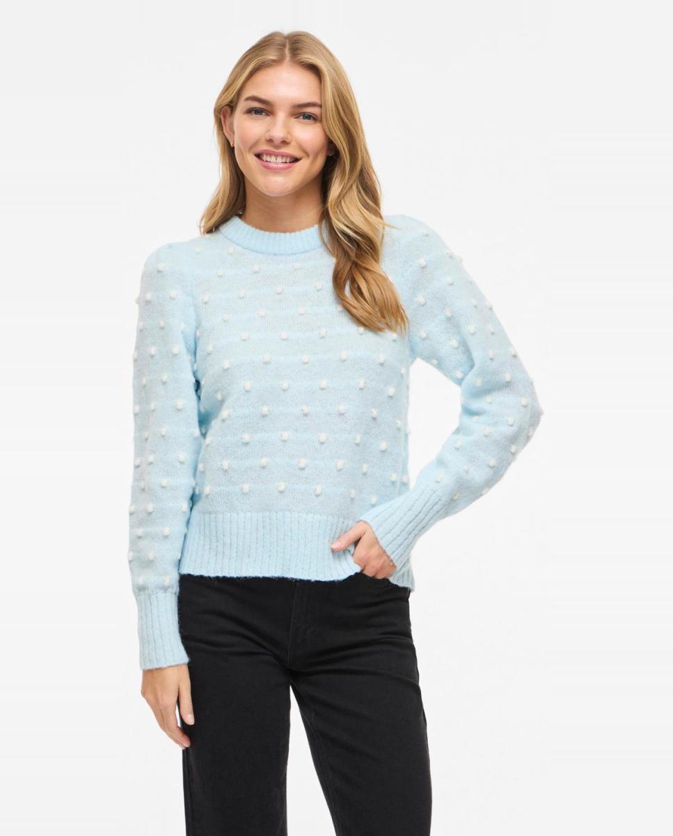 Imagem 0 de Camisola de Malha com Estampado às Bolinhas