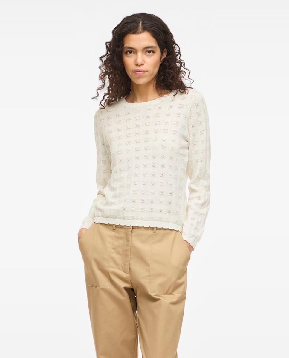 Vila - Jersey de mujer de algodón orgánico.