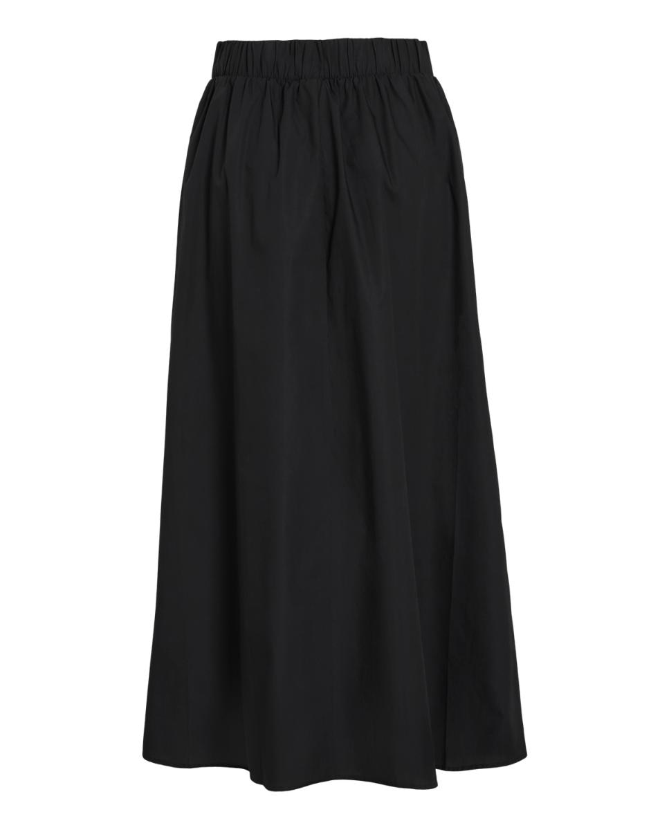 Imagen 4 de Falda midi de caída recta - Vila - Negro Negro