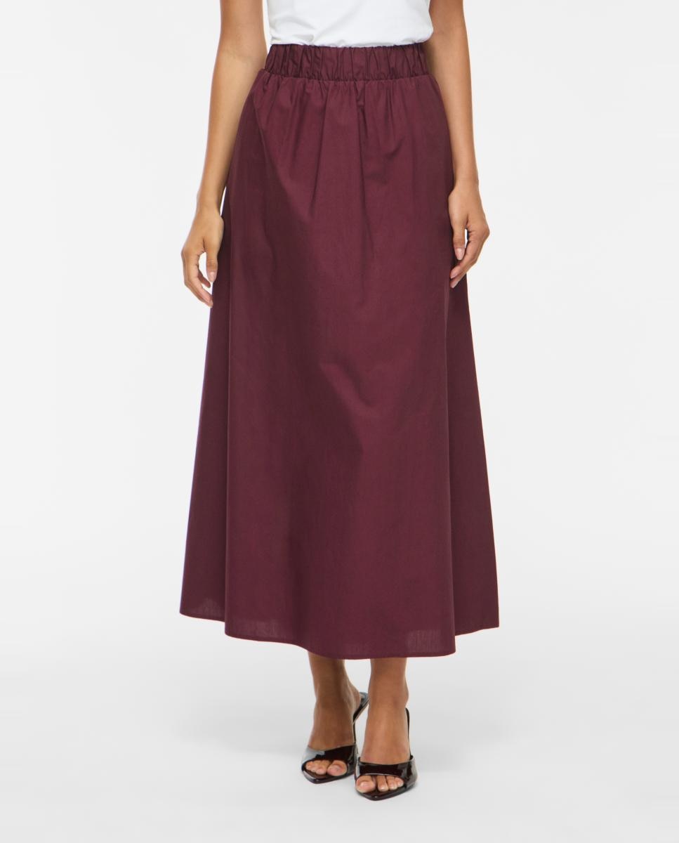 Saia Midi Regular Bordeaux-2