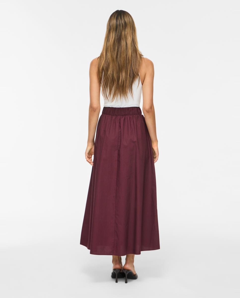 Saia Midi Regular Bordeaux-4