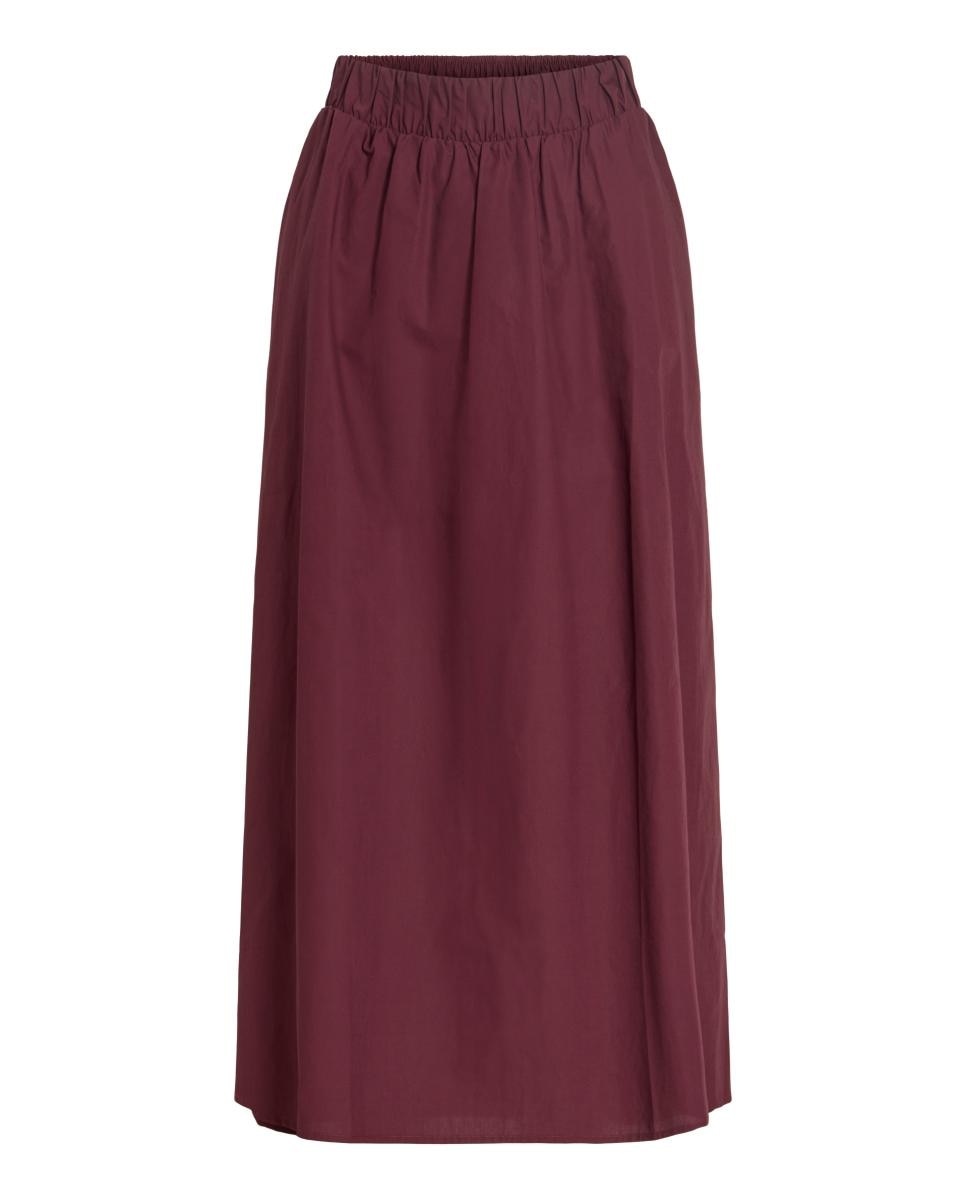 Saia Midi Regular Bordeaux-7