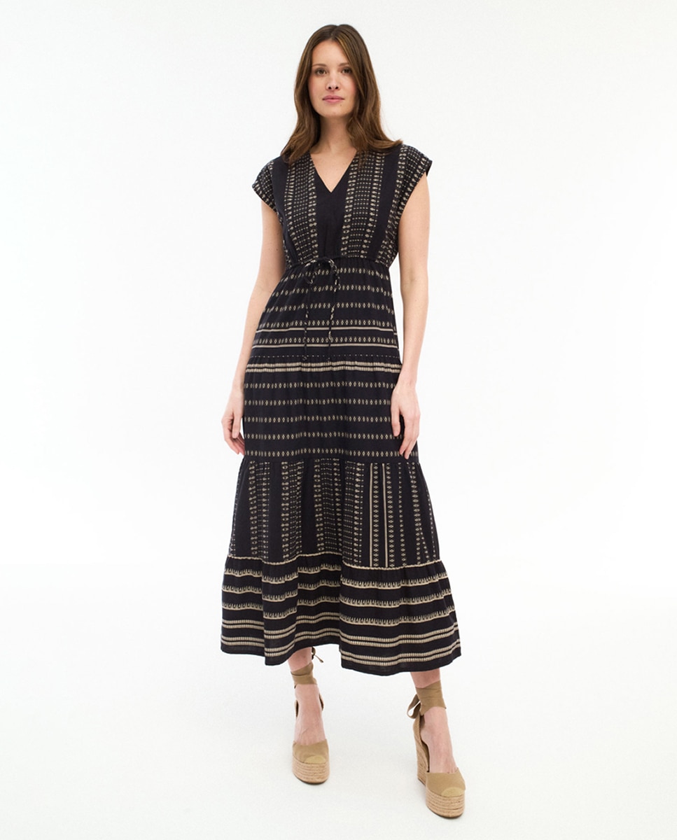 Imagem 0 de Vestido comprido de manga curta