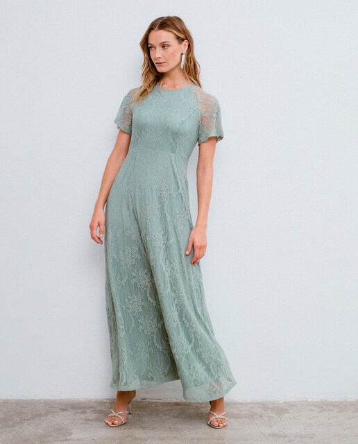 Imagem 0 de Vestido comprido de manga curta