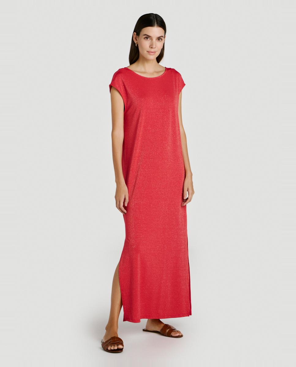 Imagem 0 de Vestido Comprido com Fio Metalizado