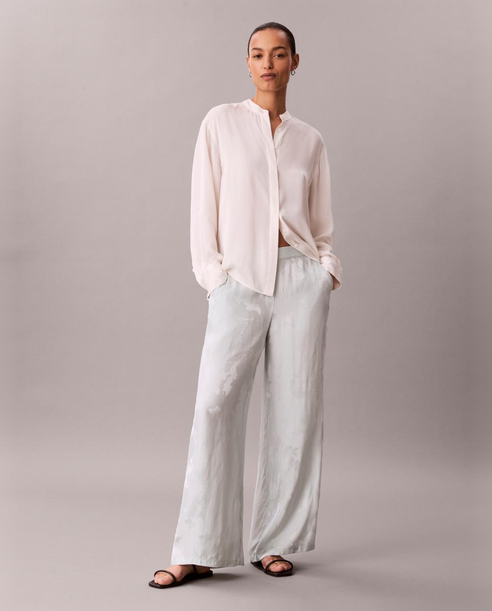 Imagem 0 de Calças de Viscose com Jacquard