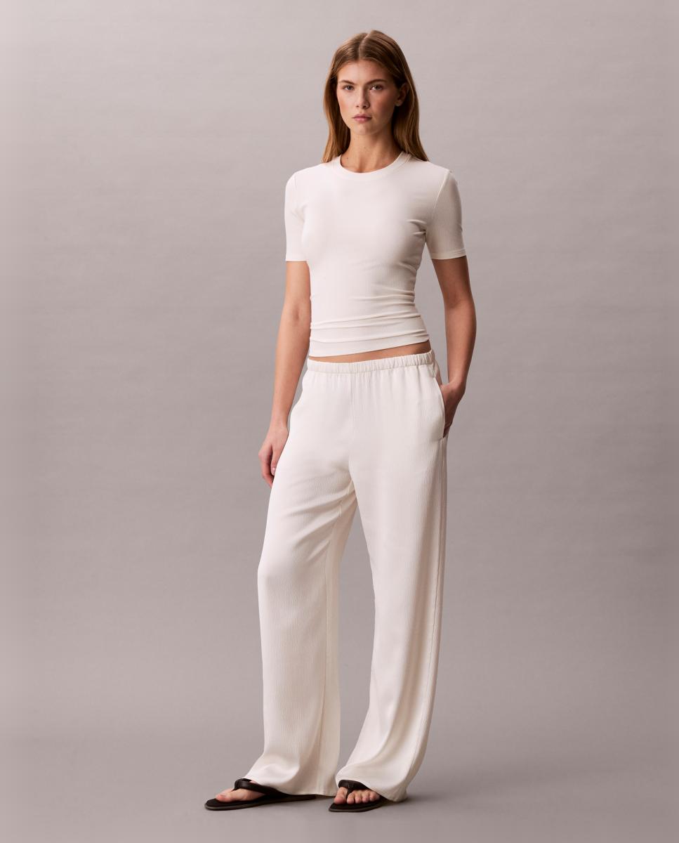 Imagem 0 de Calças de Cetim Pull On