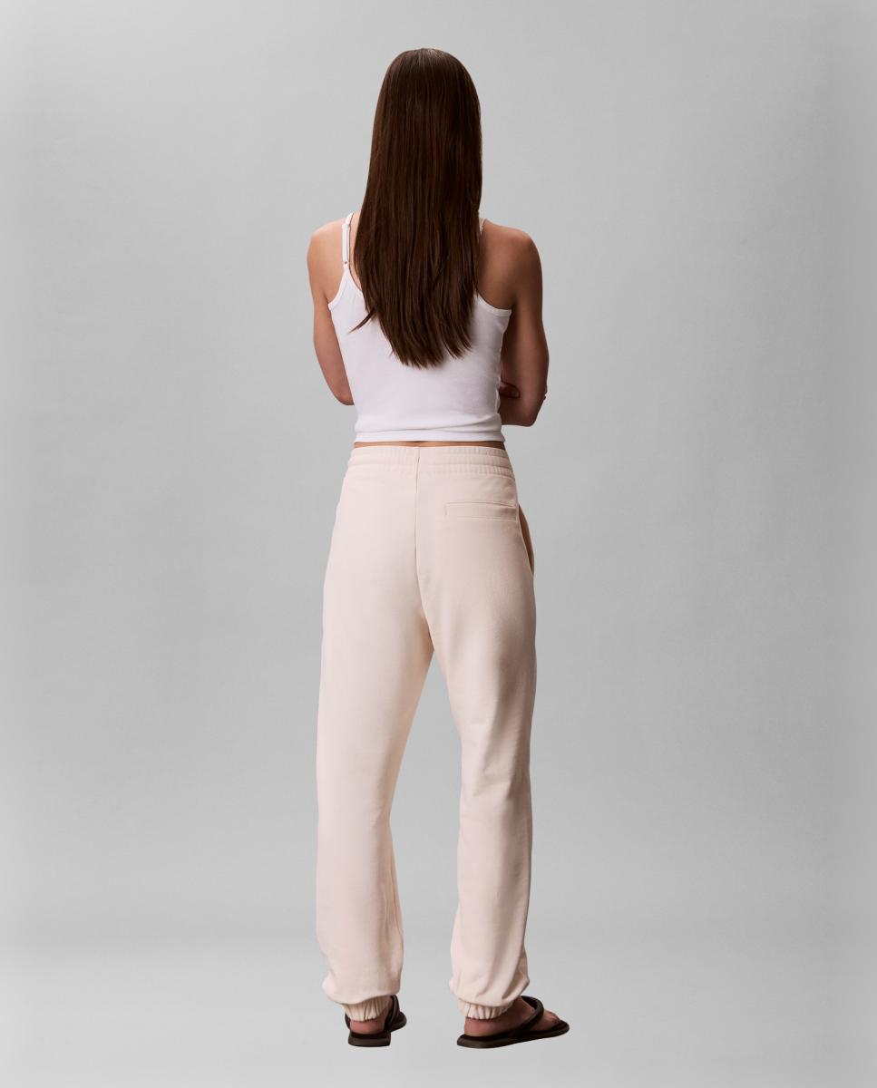 Joggers de Felpa com Logótipo Branco-2