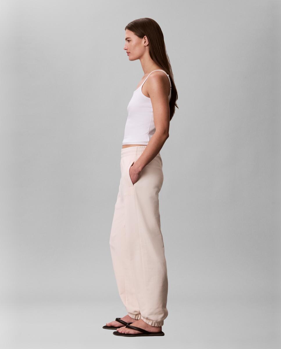 Joggers de Felpa com Logótipo Branco-4