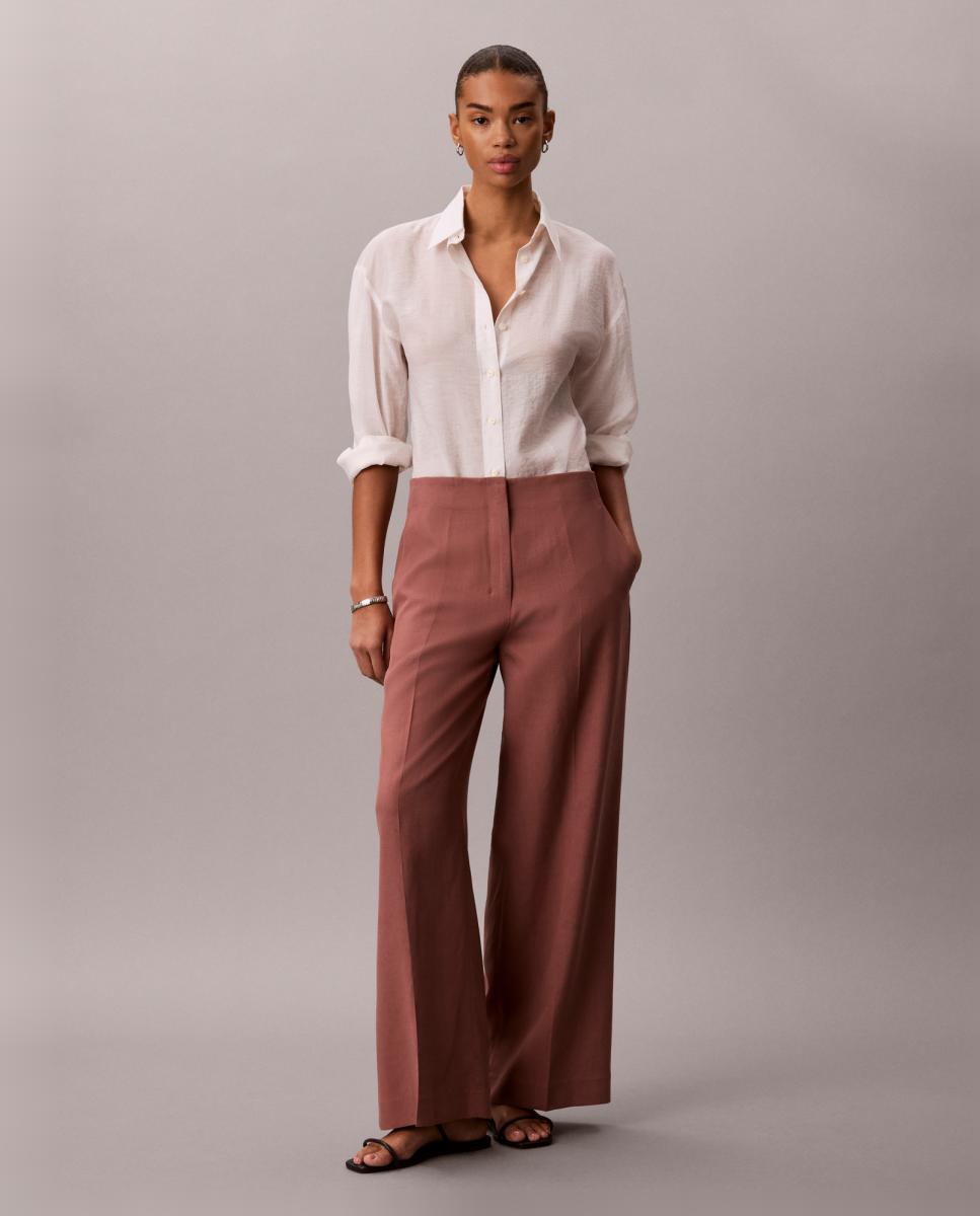 Imagem 0 de Calças Formais de Linho