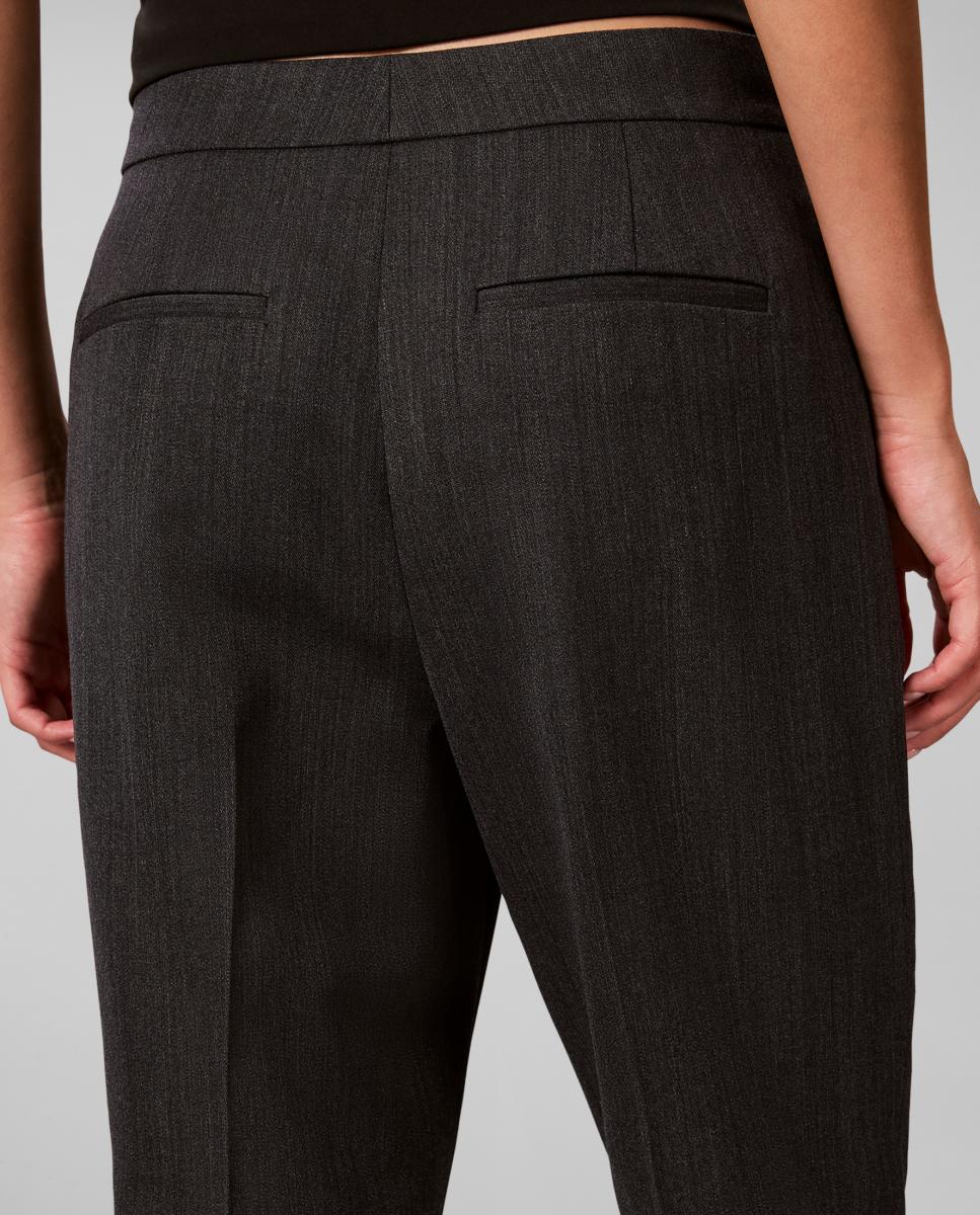 Pantalón de mujer recto lana fría - Calvin Klein - Gris oscuro Gris oscuro-5