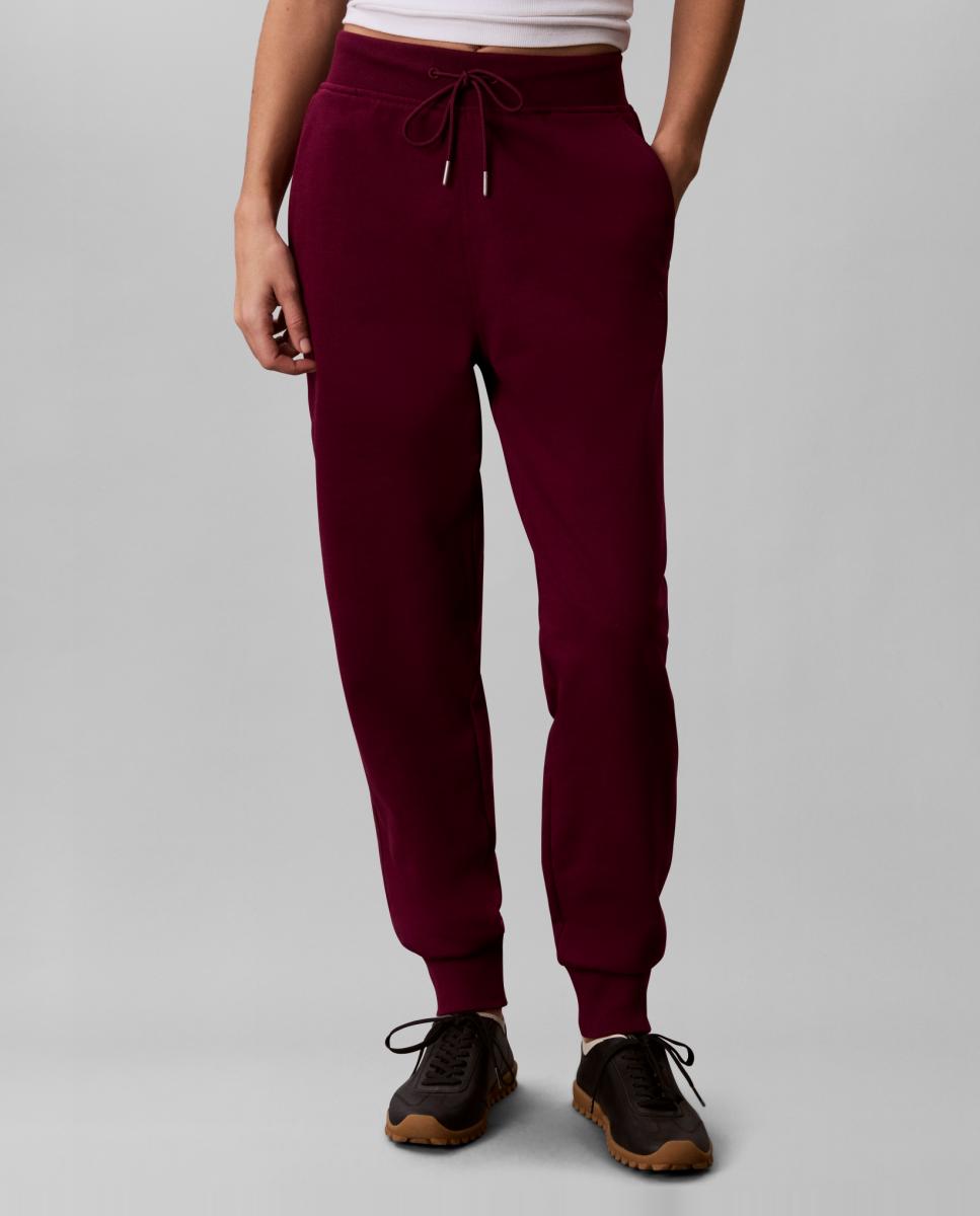 Calças Desportivas com Punho Bordeaux-2