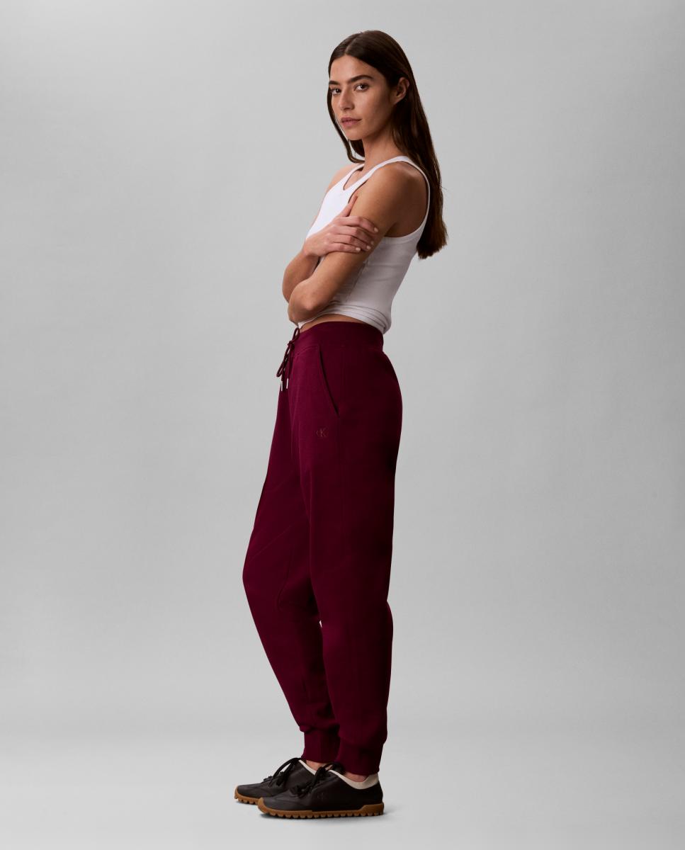 Calças Desportivas com Punho Bordeaux-4