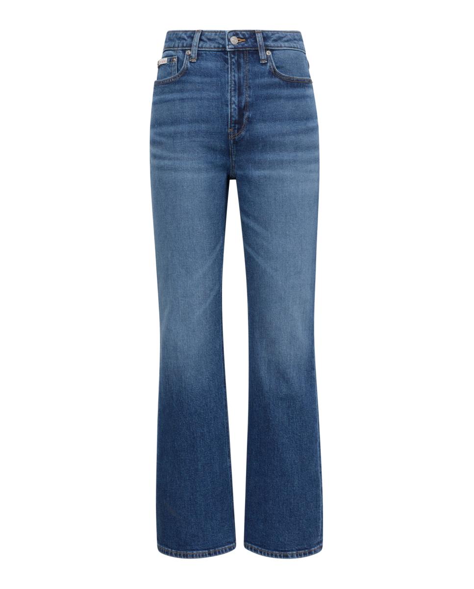 Jeans Bootcut com Cintura Subida Azul-6