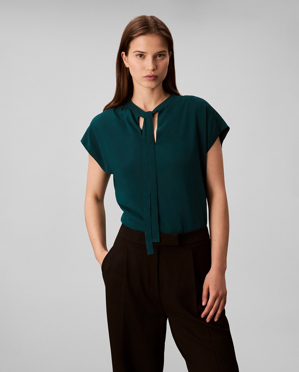 Blusa de chifón de mujer · Calvin Klein · El Corte Inglés