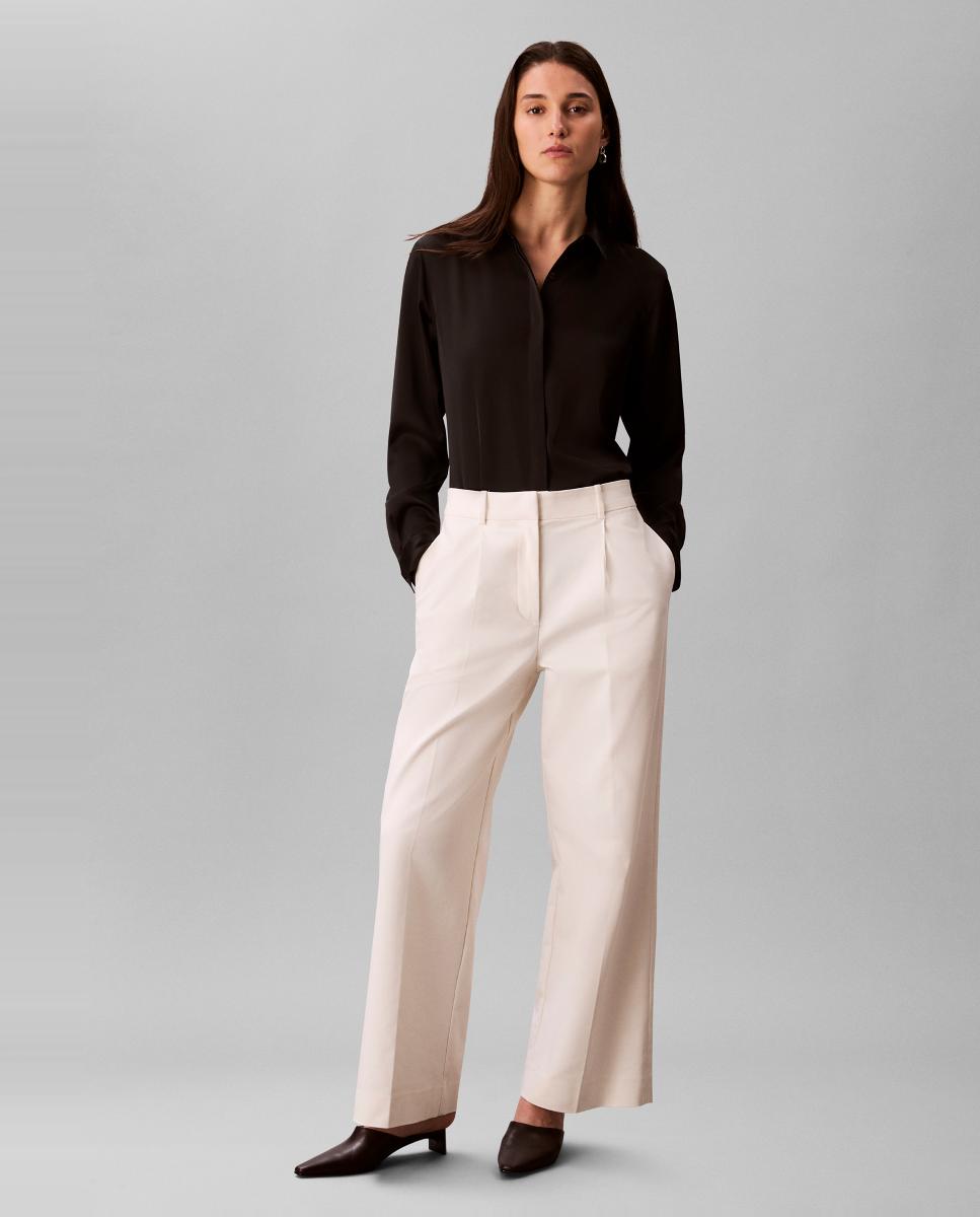 Camisa Acetinada Preto-2