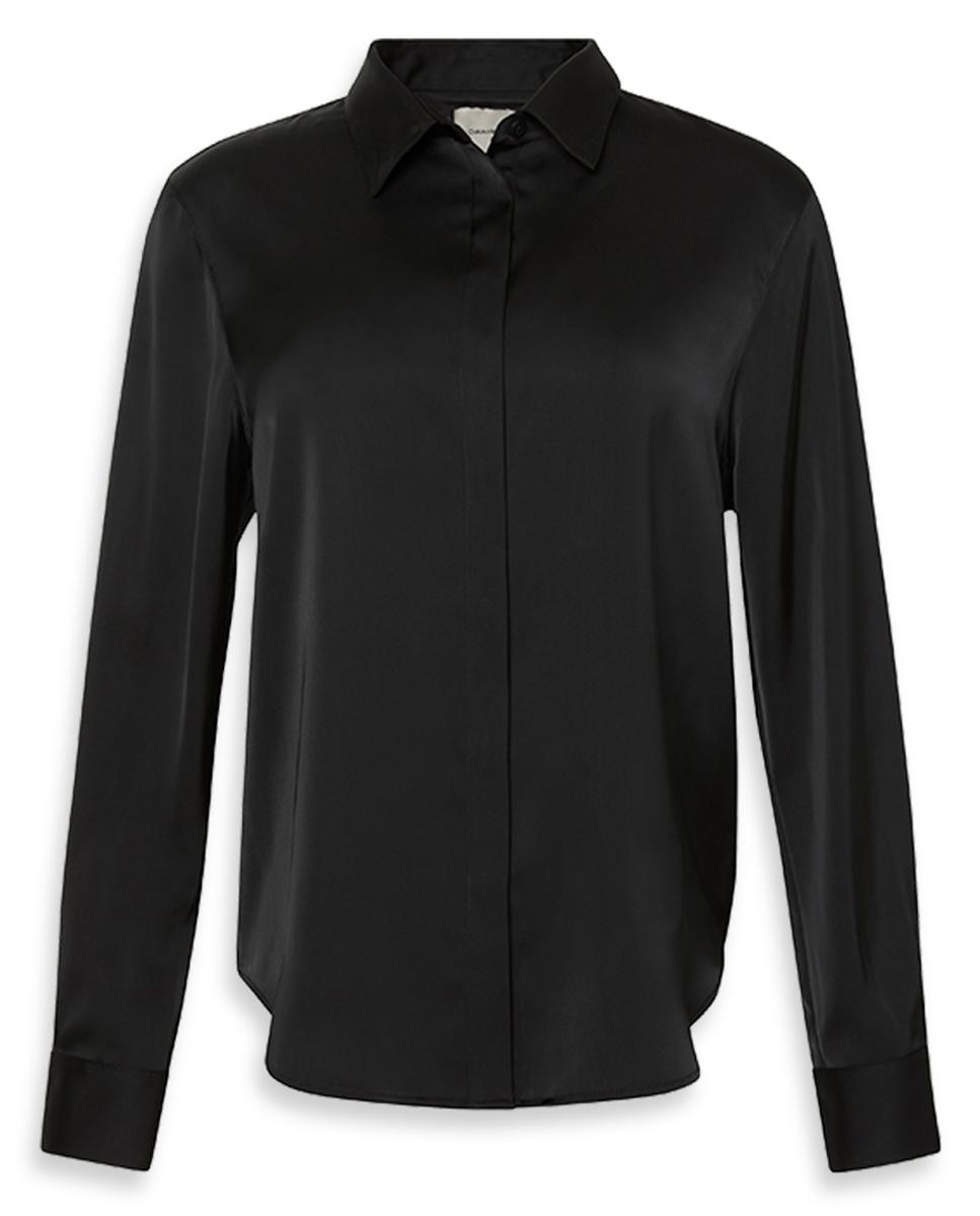 Camisa Acetinada Preto-6