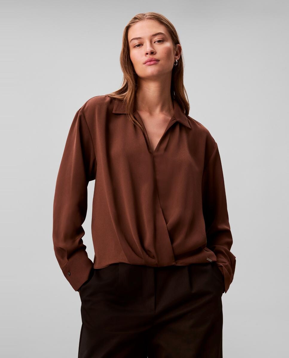 Blusa crepé de mujer · Calvin Klein · El Corte Inglés