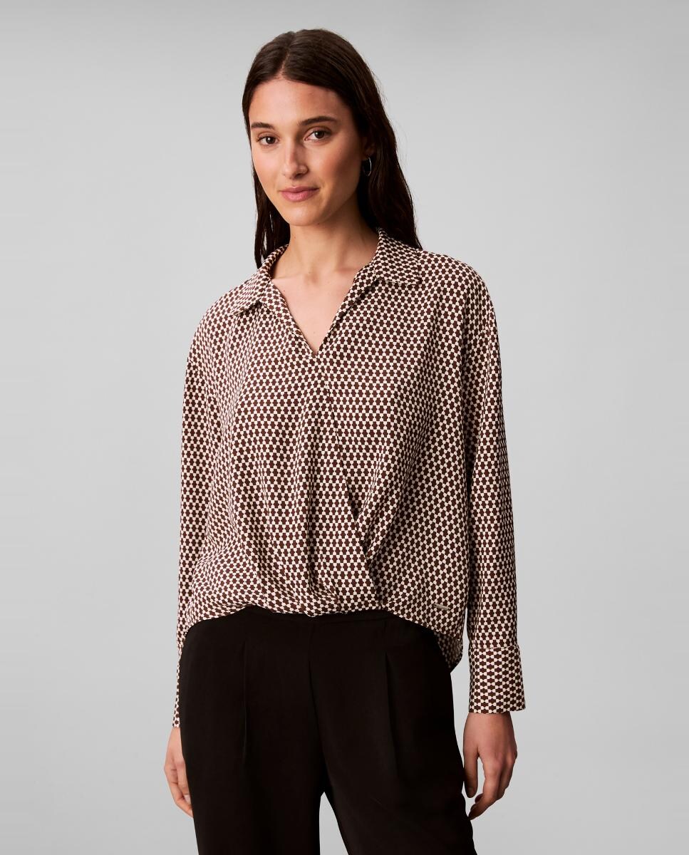 Blusa crepé de mujer · Calvin Klein · El Corte Inglés