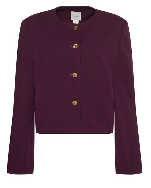 Imagem 0 de Casaco de Crepe com Botões