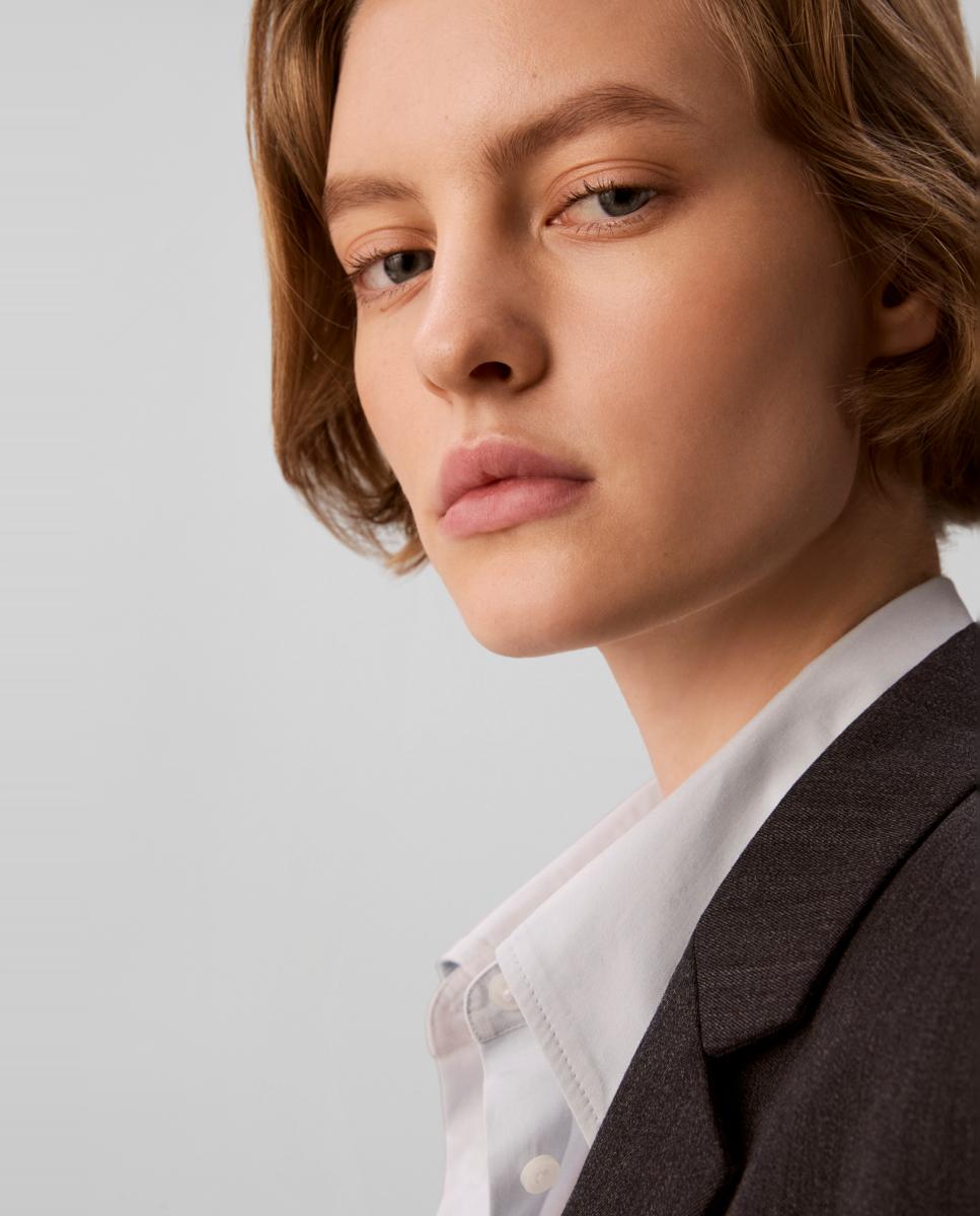 Blazer de mujer con cinturón - Calvin Klein - Gris oscuro Gris oscuro-3