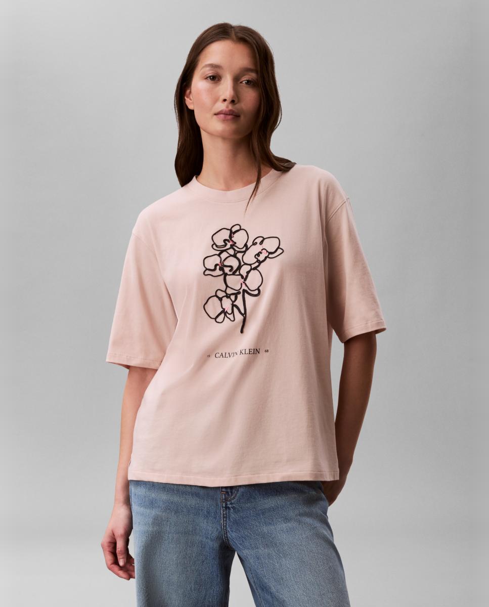 Imagem 0 de T-shirt Gráfica Bordada