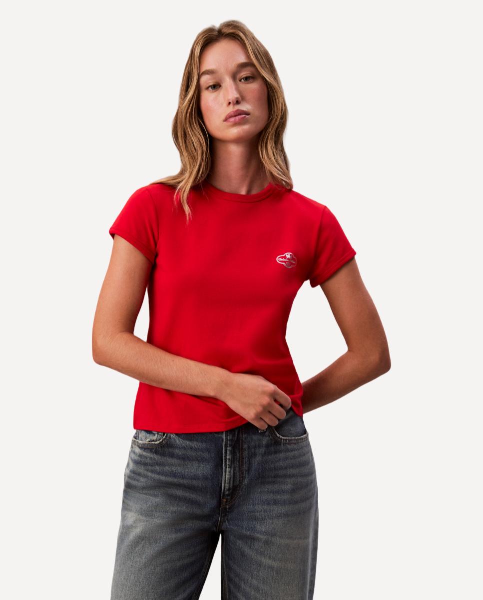 Imagem 0 de T-shirt com Logótipo Metalizado