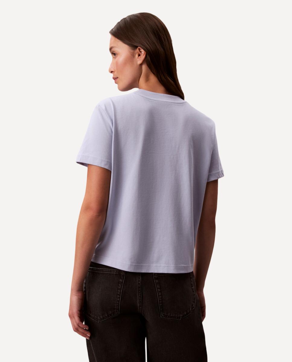 T-shirt com Logótipo Azul-claro-3