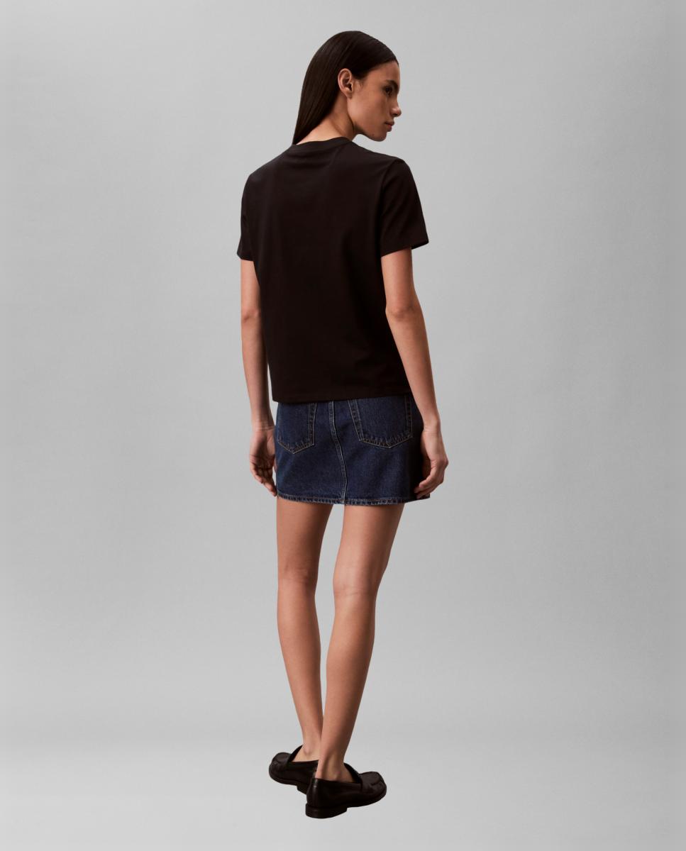 T-shirt Clássica com Logótipo Preto-2